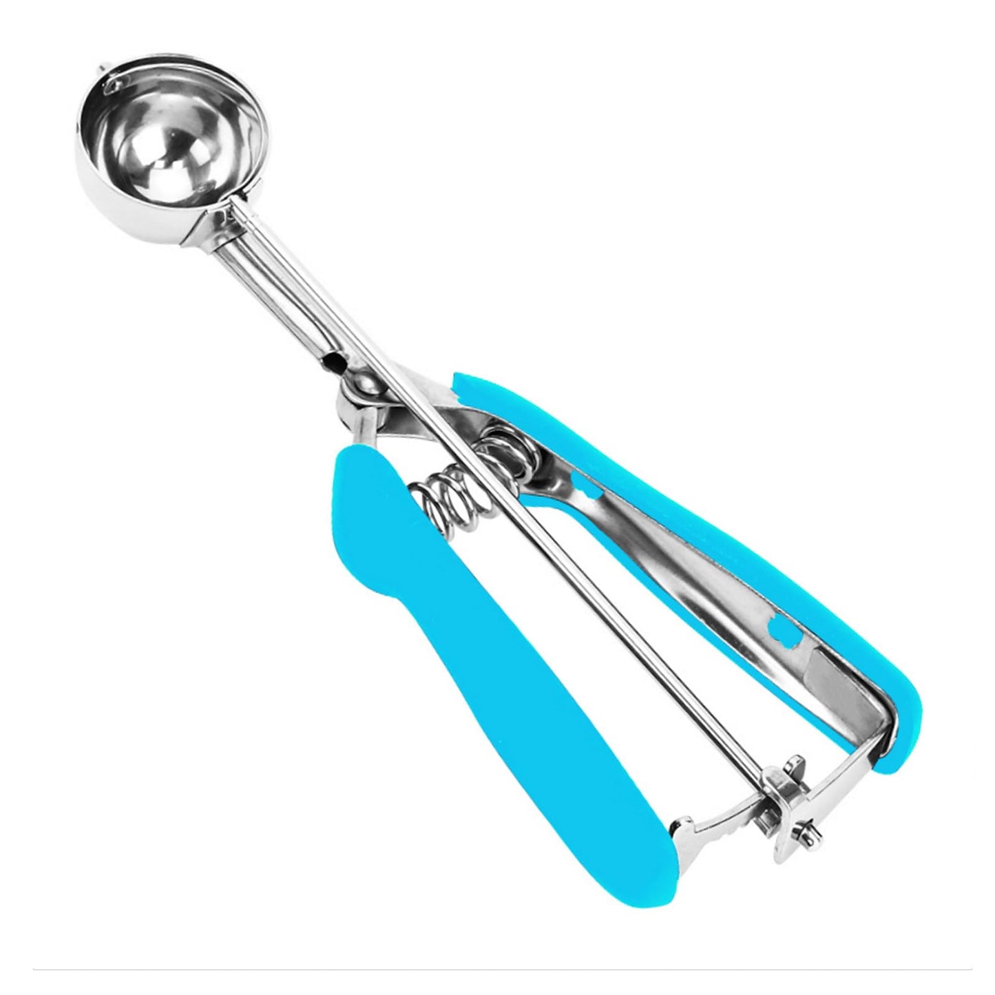 Cookie Scoop, Ice Cream Scoop, 1Tbsp/15 ml/0.5oz Cookie Scoops for Baking, 18/8 Stainless Steel Cookie Scooper for Baking, Cookie Dough Scoop with Non-slip Grip (Red)
