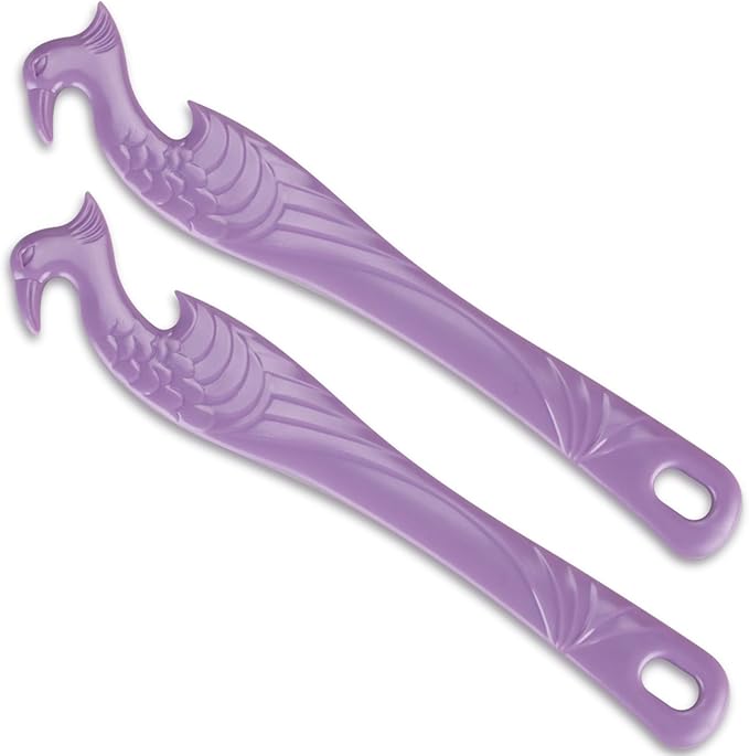 Oven Rack Push Pull Tool 2-Pack (11 Inch) - Longer Handle Suitable for Toaster Oven, air Fryer, Toaster