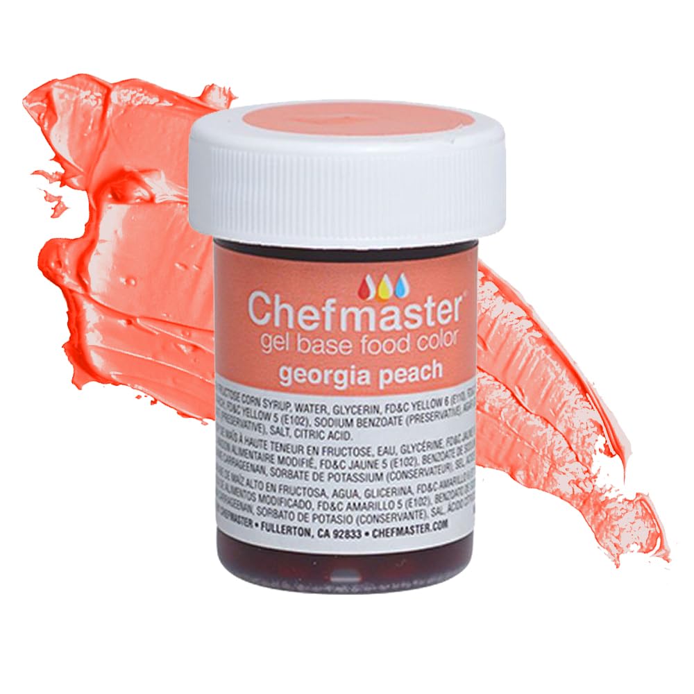 Chefmaster Lemon Yellow Gel Food Coloring | Vibrant Color | Professional-Grade Dye for Icing, Frosting, Fondant | Baking & Decorating | Fade-Resistant | Easy-to-Use | Made in USA | 1 oz