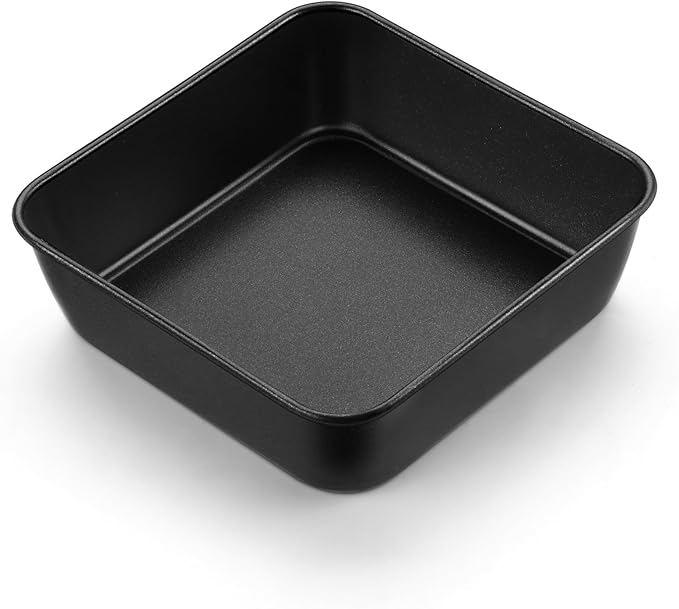 E-far 9x9 Baking Pan, Nonstick Square Cake Pan with Stainless Steel Core