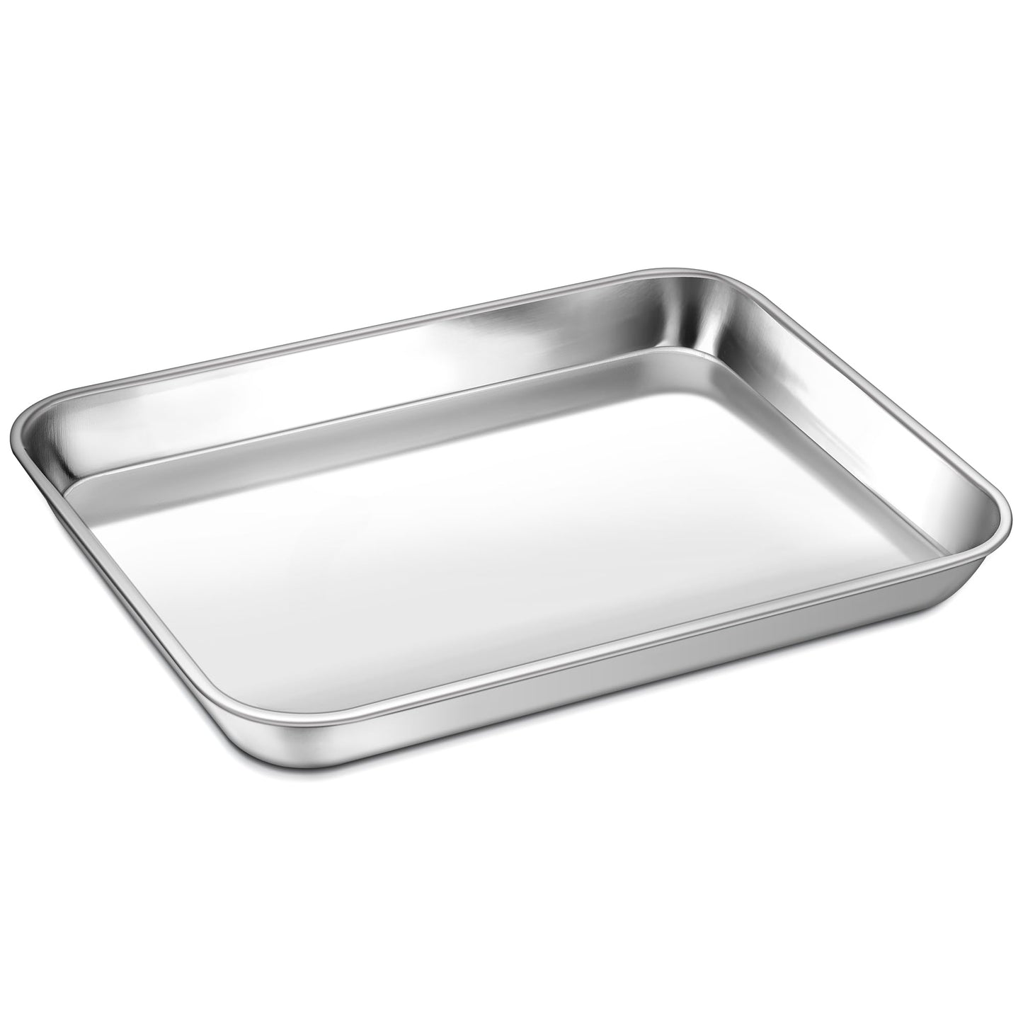 P&P CHEF Baking Sheet Pan, Stainless Steel Cookie Sheet, 12.5 Inch & 2 Pcs