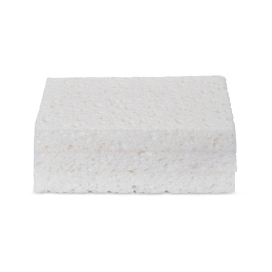 Full Circle Plain Jane, 100% Plant-Based Cellulose Sponges – Pack of 8 – Plastic-Free, Natural Sponge, No Microplastics, Safe for Nonstick Cookware