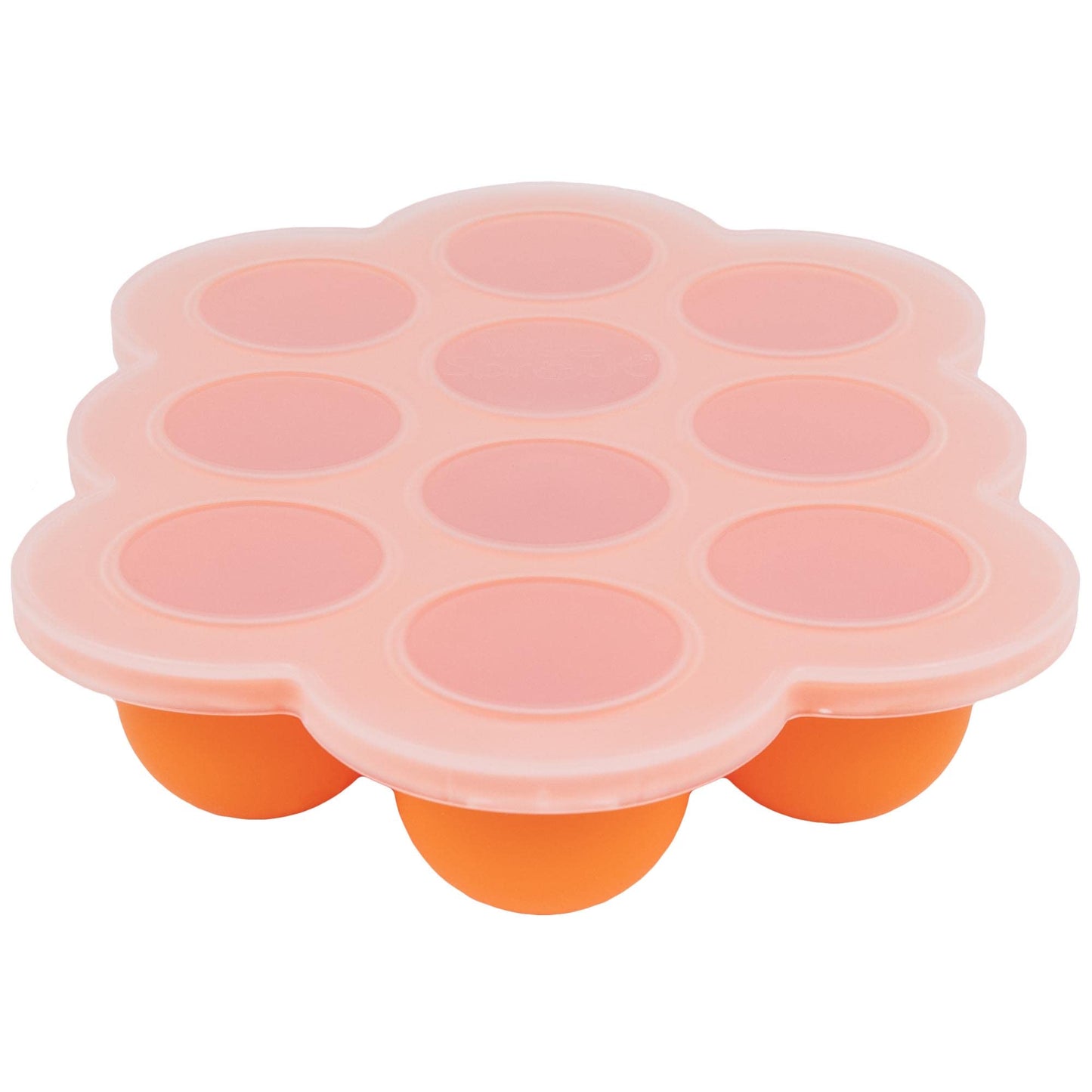 WeeSprout Silicone Freezer Tray with Clip on Lid Perfect Food Storage Container for Homemade Baby Food, Vegetable, Fruit Purees, and Breast Milk (Bright Blue, Ten 1.5 Ounce Sections)