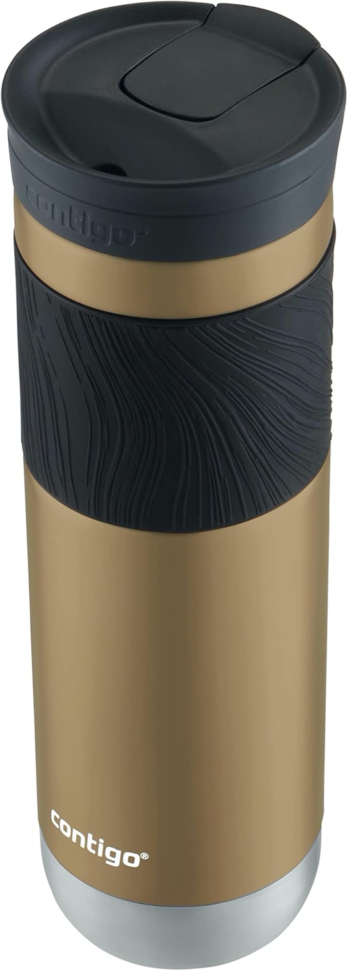 Contigo Byron 2.0 Stainless Steel Travel mug with Snapseal Lid and Grip,24oz,Chardonnay,BPA Free and Leak Proof,(Pack of 4)