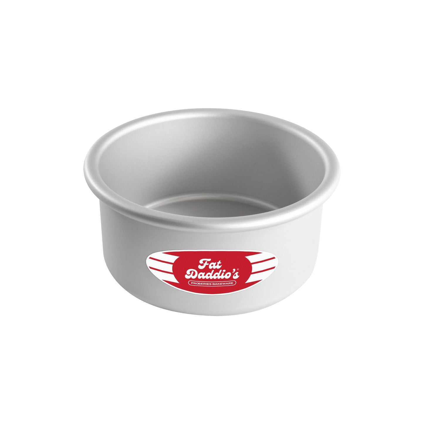 Fat Daddio's Anodized Aluminum Round Cake Pans, 2 Piece Set, 5 x 2 Inch