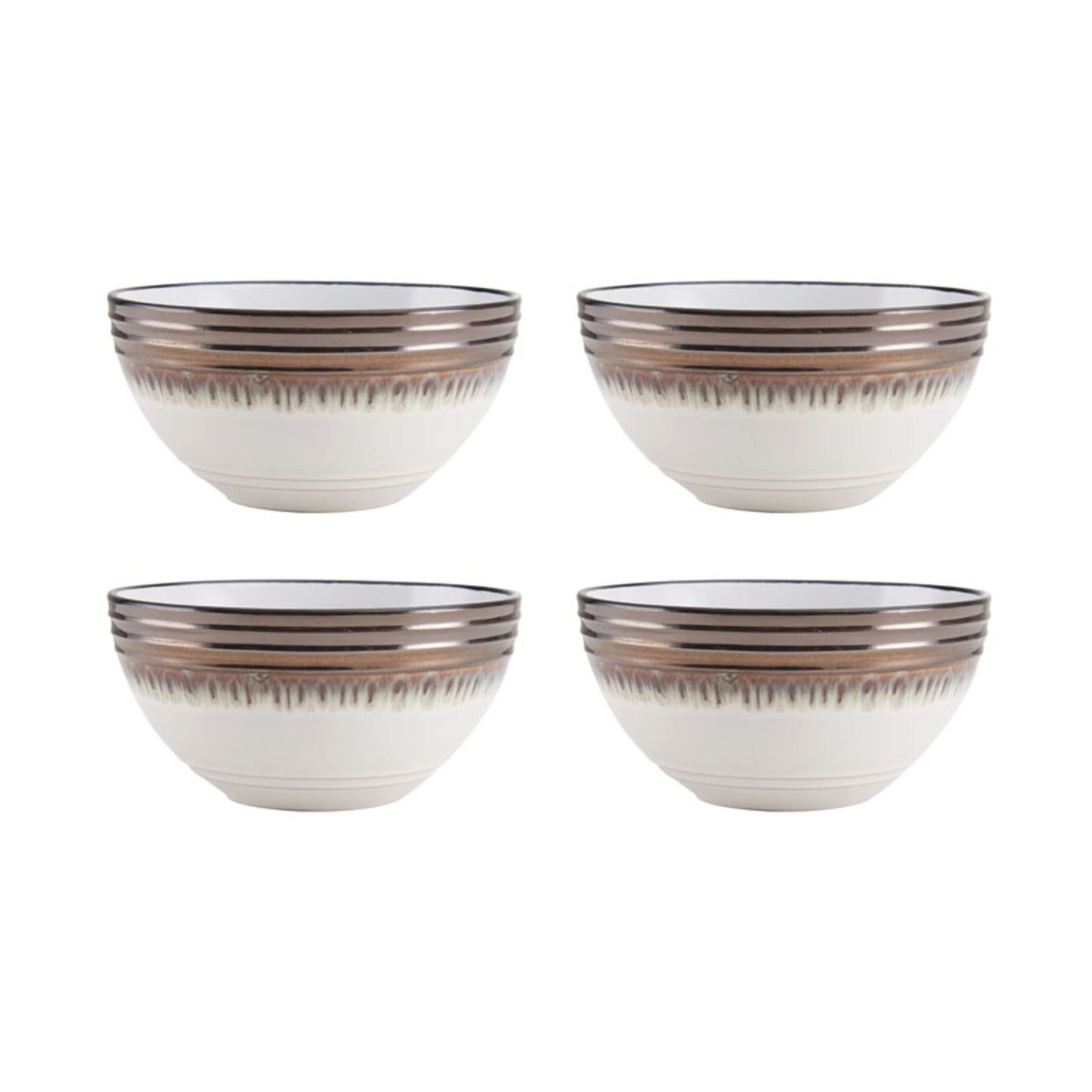 Gourmet Basics by Mikasa Bailey 16 Piece Dinnerware Set, Service for 4, Cream