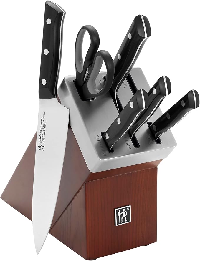 Henckels Dynamic 14-Pc Knife Block Set, Razor-Sharp German Engineered