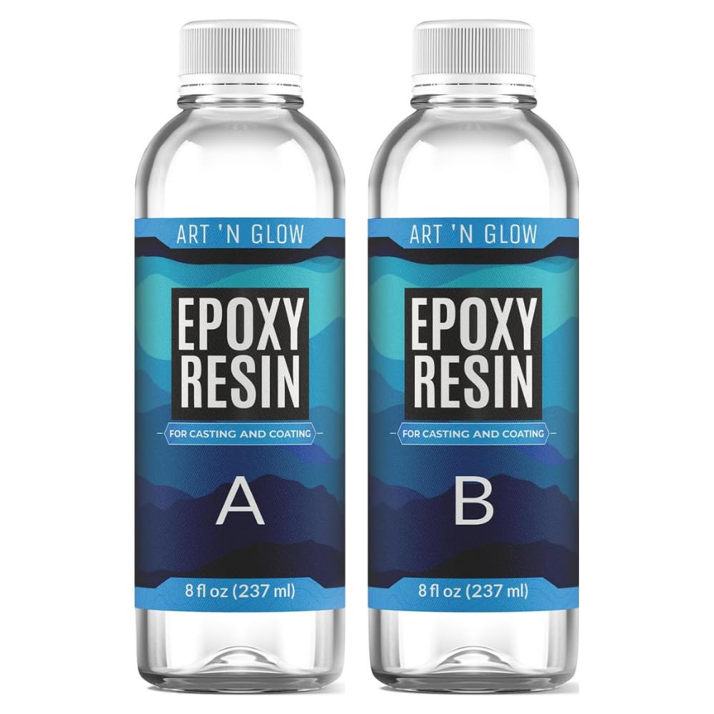 Crystal Clear Epoxy Resin 2 Gallon - Food Safe, UV Resistant, Bubble Free