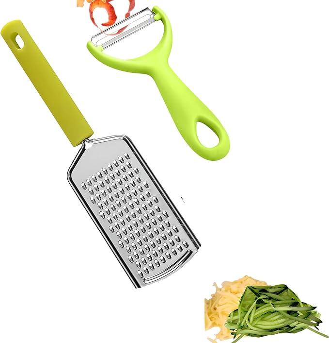 Apple Peeler:Pear Fruit Vegetable Peeler,Manual peeler for Peeling Apples, Pears, Cucumber;Garlic Carrot Potato Cheese Zester Grater, Essential Kitchen Tool(2-Pack) (blue)