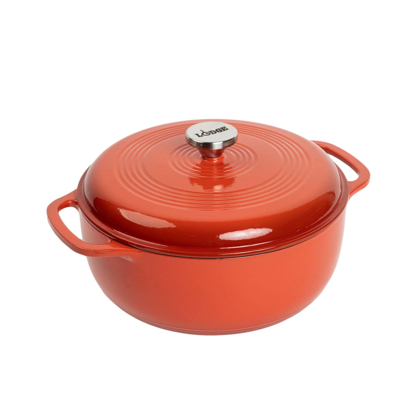 Lodge Essential Enamel Cast Iron Dutch Oven, 6 Quart, Lagoon