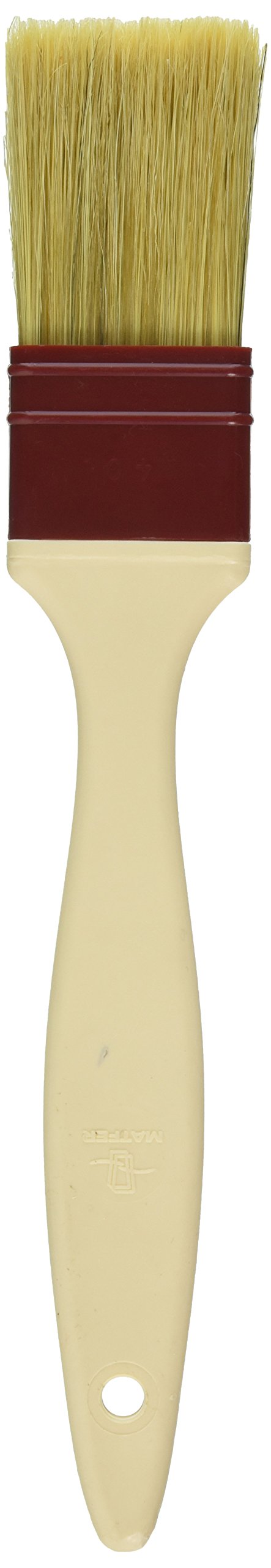 Matfer Bourgeat Natural Pastry Brush, Flat, 1 1/2"