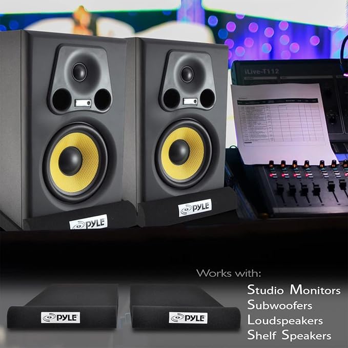 Pyle Sound Dampening Speaker Riser Foam
