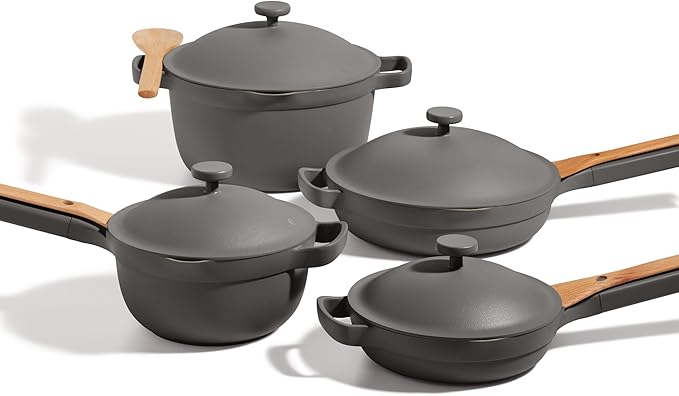 Our Place Cookware Set, 13-Piece Ceramic Nonstick Pots & Pans with Utensils