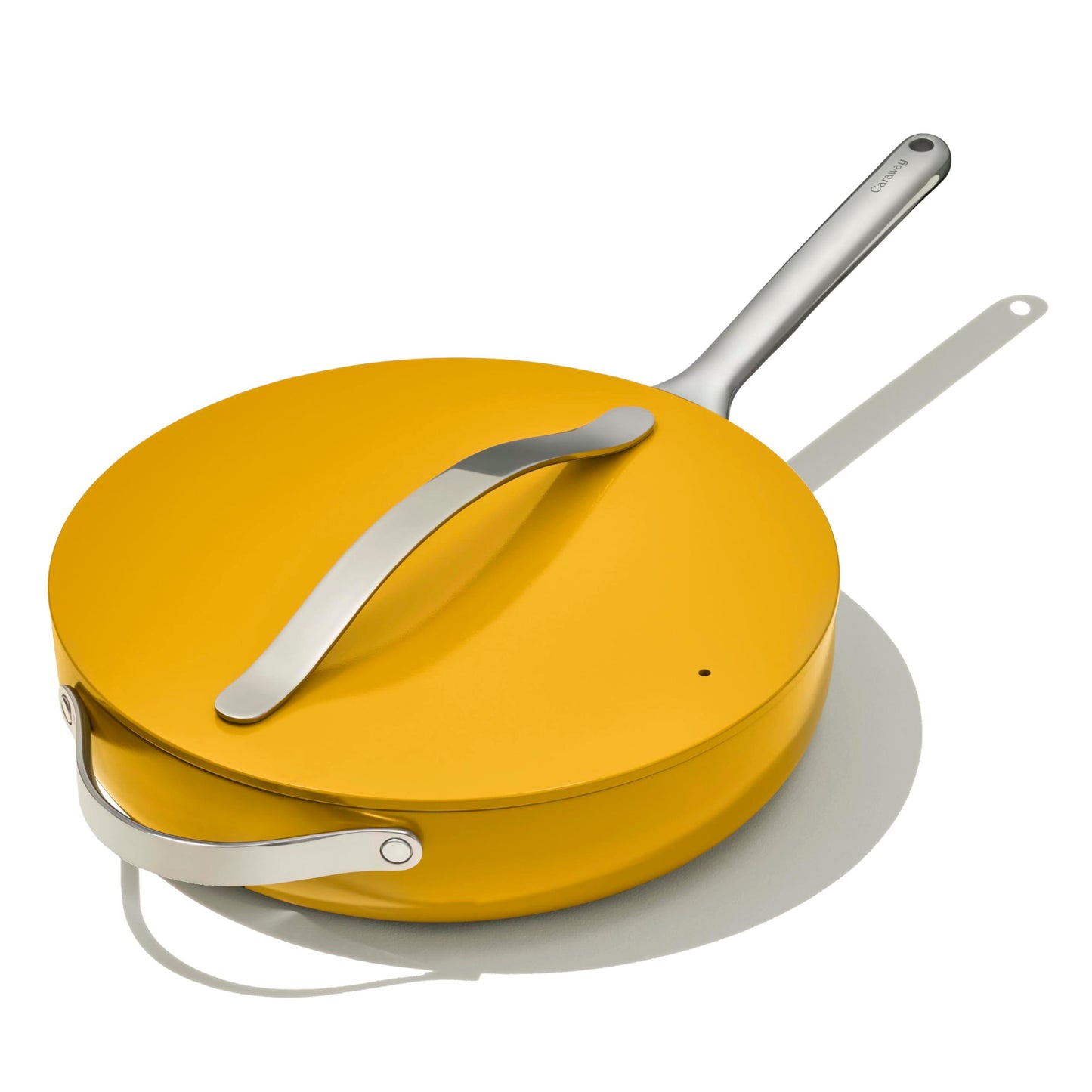 Caraway Non-Stick Ceramic Sauté Pan with Lid (4.5 qt, 12")