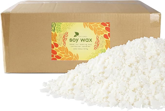 CLTNIKET Pure Soy Wax for Making Candle-DIY Soy Wax Candle-5 Pound Bag