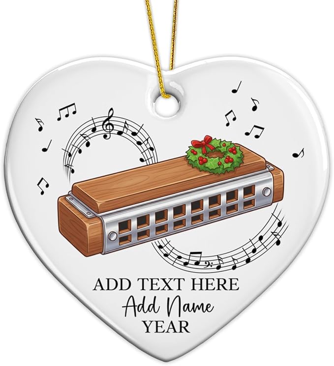 Customized Tuba Instrument Christmas Ceramic Ornament 2026, Tuba Player Christmas Tree Ornaments, Personalized Tubaist Xmas Ornament with Text Name & Year, Gifts for Men Women Music Lovers