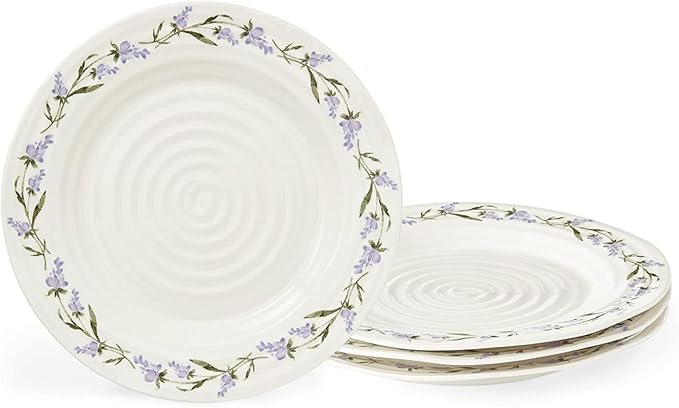 Portmeirion Sophie Conran Lavandula Side Plate - White, Set of 4