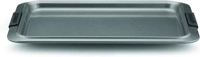 Anolon Advanced Nonstick Bakeware with Grips, Nonstick Cookie Sheet / Baking Sheet - 11 Inch x 17 Inch, Gray
