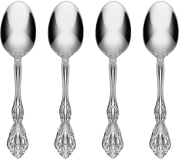 Oneida Michelangelo Dinner Forks Silverware Set for 4, Flatware
