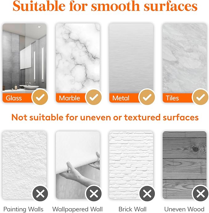 Lifewit Shower Caddy Suction Cup, NO-Drilling Bathroom Organizers and Storage Rack for Inside Shower, Plastic Removable Shower Shelves for Shampoo Strong Vacuum Suction, 31 cm/12 inch Long, 1 Pack