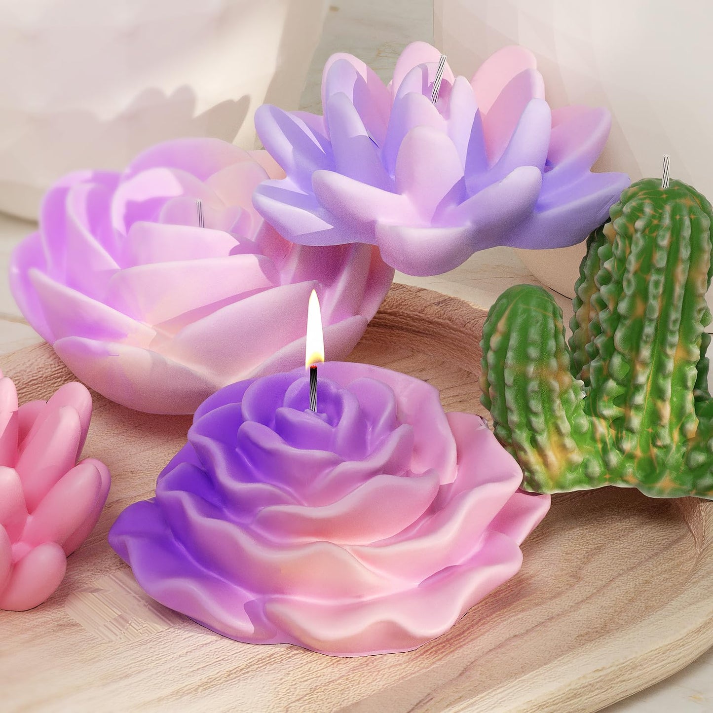 Elephant Animal Resin Casting Mold - 3D Silicone Mold for Candle Making & Home Decor