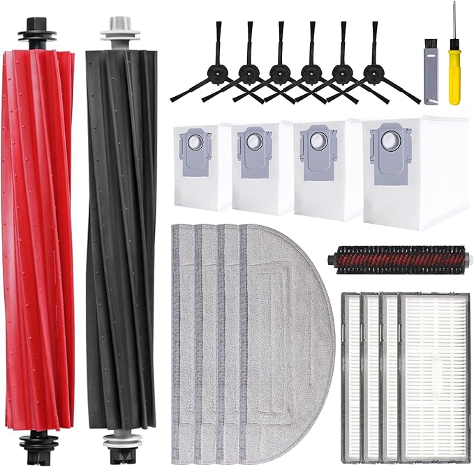 23 Pcs S7 MaxV Ultra Replacement Accessories Compatible with Roborock