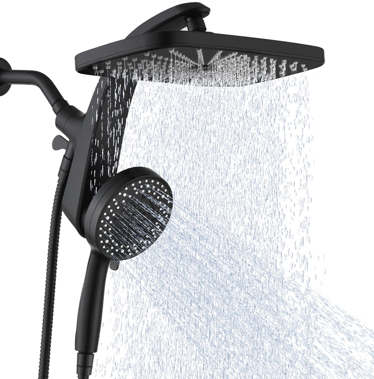 Rain Shower Head with Handheld Showerhead, Nickel 1.8GPM 460311