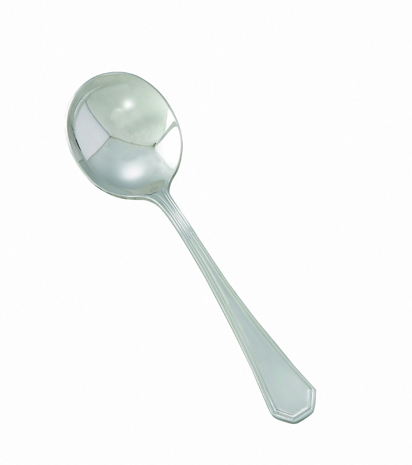 Winco 8 3/4" Silver Victoria Stainless Steel Tablespoon (Set of 12)