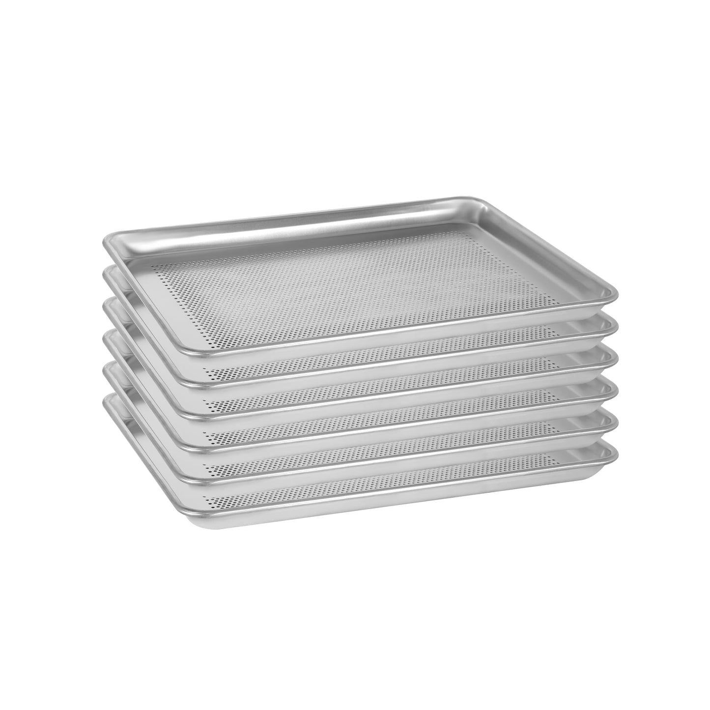 STEELUS 6 Pack Quarter Size Aluminum Baking Sheet Pans, 13"x10"
