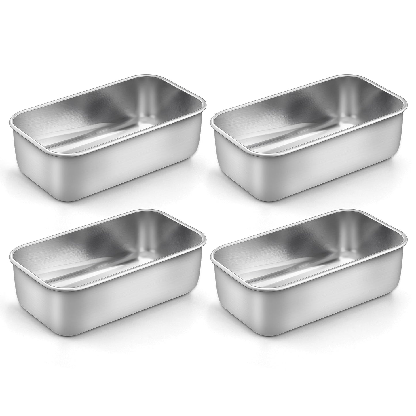 LIANYU Bread Loaf Pans Set of 4, 1 Large (12x5 Inch) & 3 Medium (9x5 Inch)