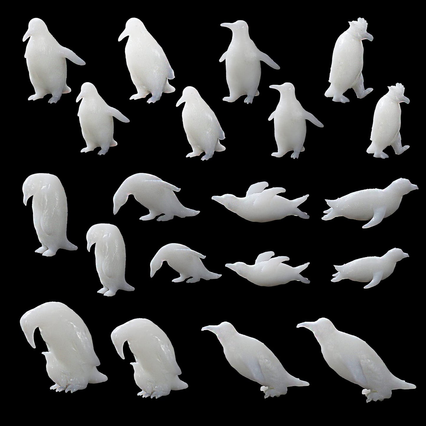 Woohome 12 PCS Mini Elk & Mushroom Resin Casting Moulds, 3D Art Craft Supplies Epoxy Moulds for Jewelry Making