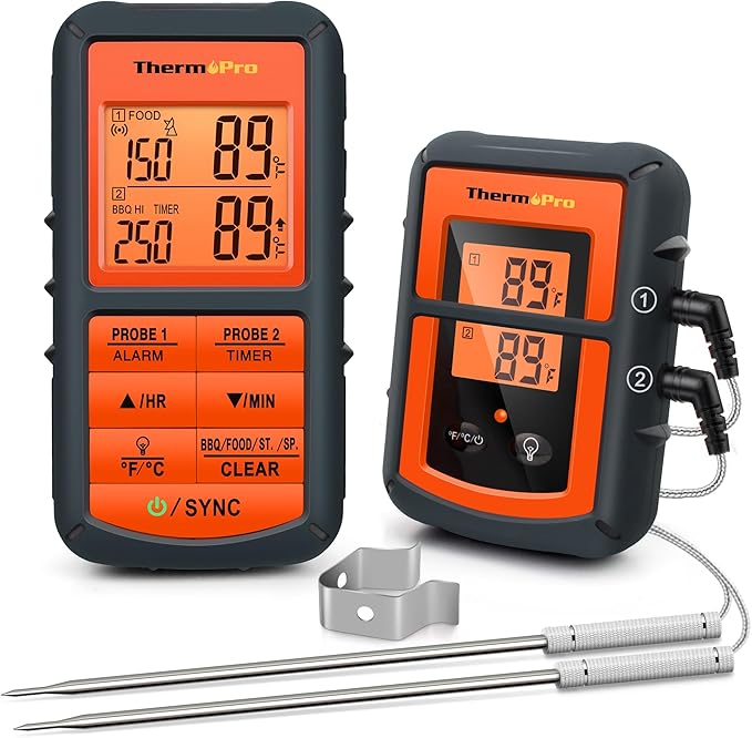 TempPro TempSync 500FT Wireless Meat Thermometer for Grilling and Smoking