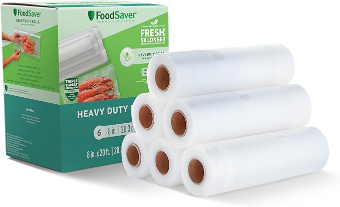 FoodSaver Gallon Vacuum Seal Bags, Heavy Duty, 28 Pack, Extended Life for Freshness, Enhanced Protection