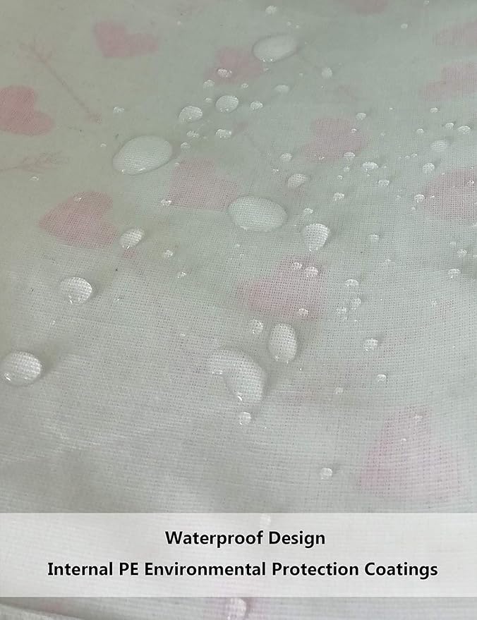 QUEENLALA Large Storage Basket,Laundry Hamper/Bathroom/Home Decor/Collapsible Round Storage Bin,Boys and Girls Hamper/Boxes/Clothing(Heart Arrow)