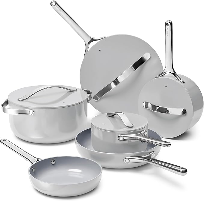 Caraway 16-Piece Deluxe Non-Stick Ceramic Cookware Set