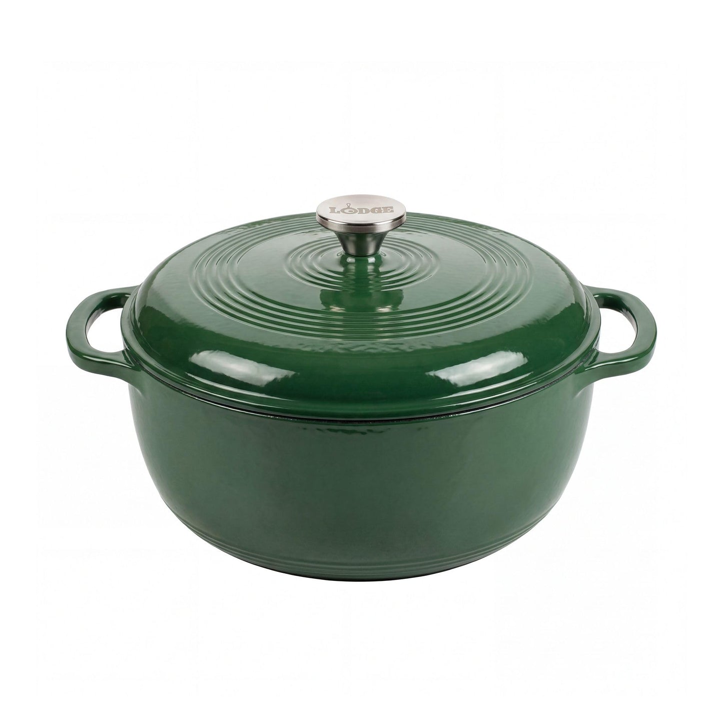 Lodge Essential Enamel Cast Iron Dutch Oven, 6 Quart, Lagoon