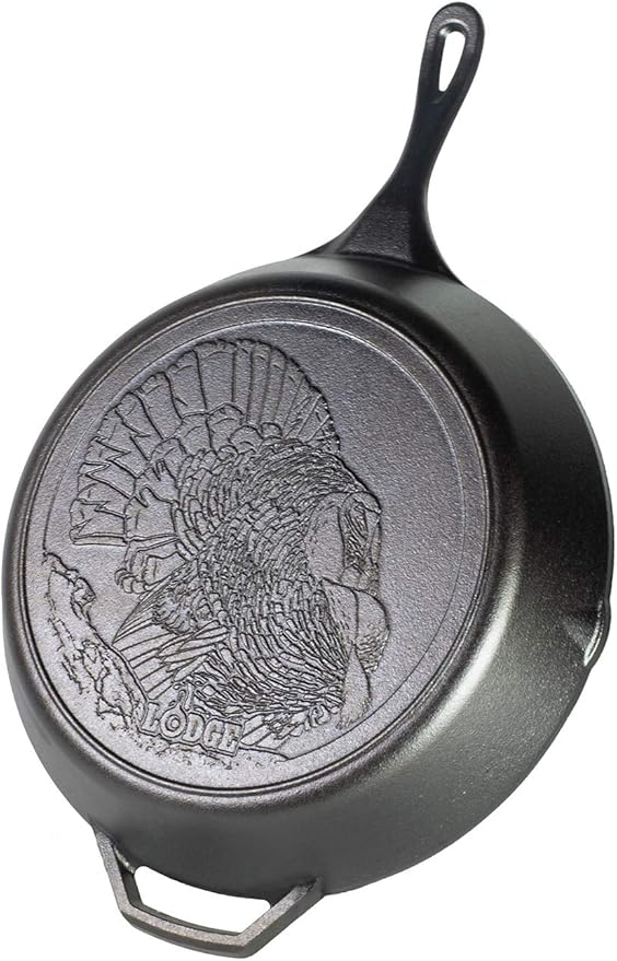Lodge Wildlife Series Cast Iron Skillet, Deer, 10.25 Inches