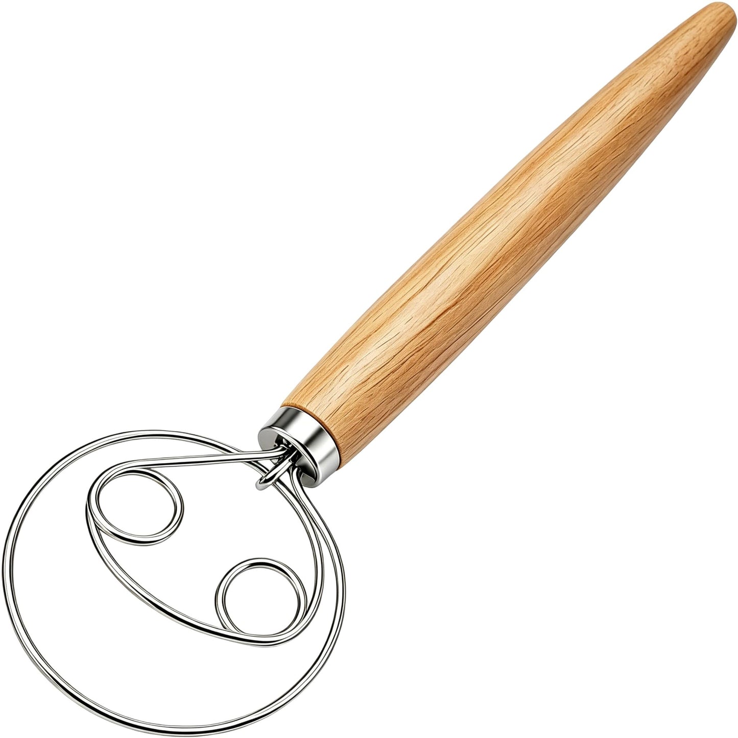 Agttete Danish Dough Whisk Stainless Steel for Sourdough Bread Baking