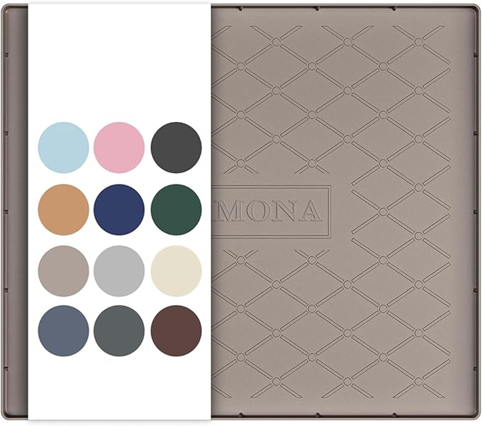 URMONA 22" x 22" Waterproof Silicone Mat in Multiple Sizes & Colors, Under Sink Mat for Kitchen & Bathroom, Pet Food Pad for Dogs & Cats, Kitchen Cabinet Liner, Multi-Purpose for Storage(Beige)