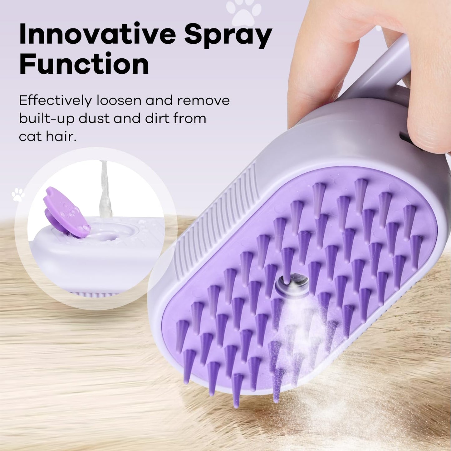 SILVLF Cat Steam Brush