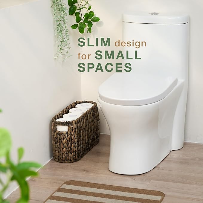 Black Toilet Paper Storage Basket