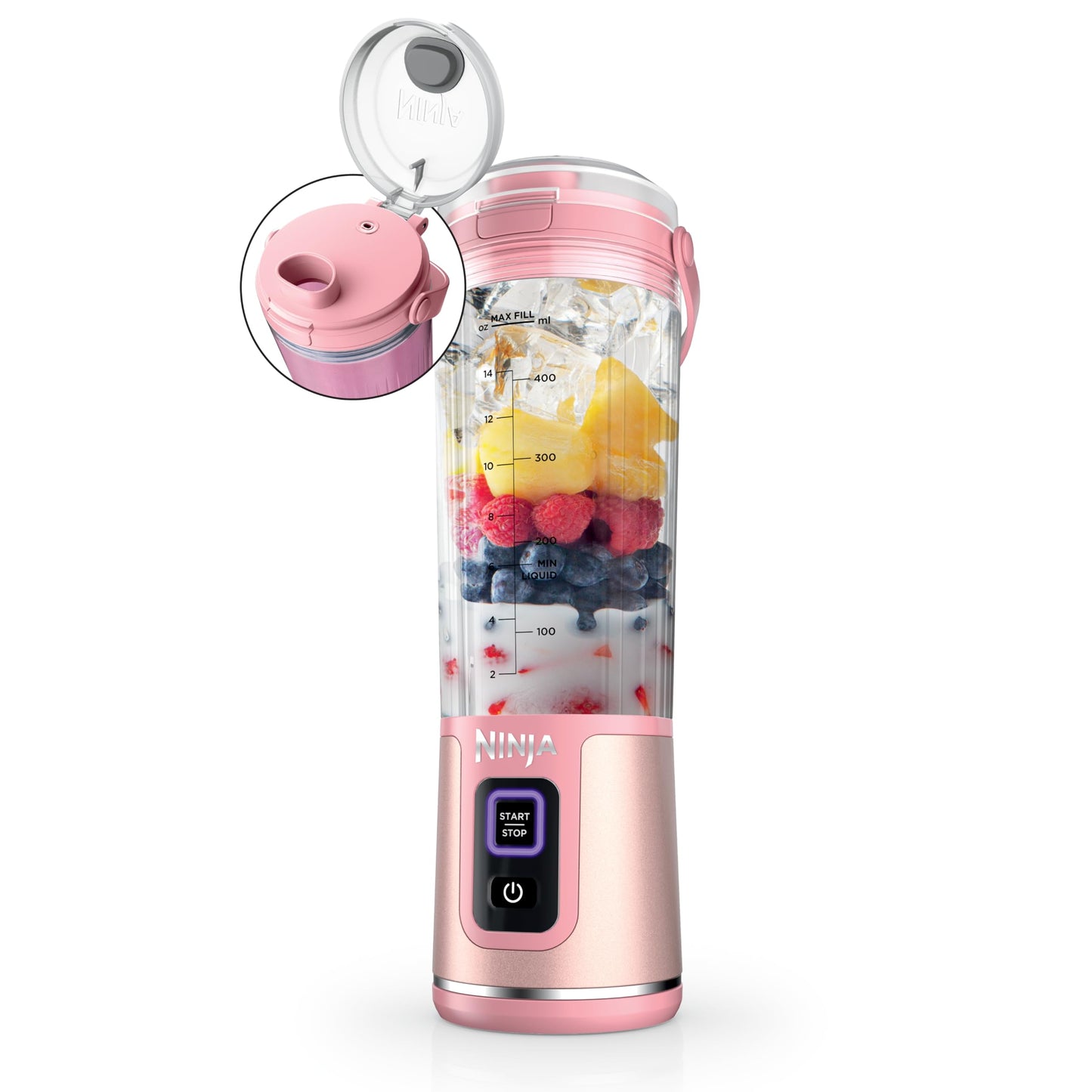 Ninja Blast Portable Blender, Cordless,18oz Vessel, Vanilla Bean, BC151VB