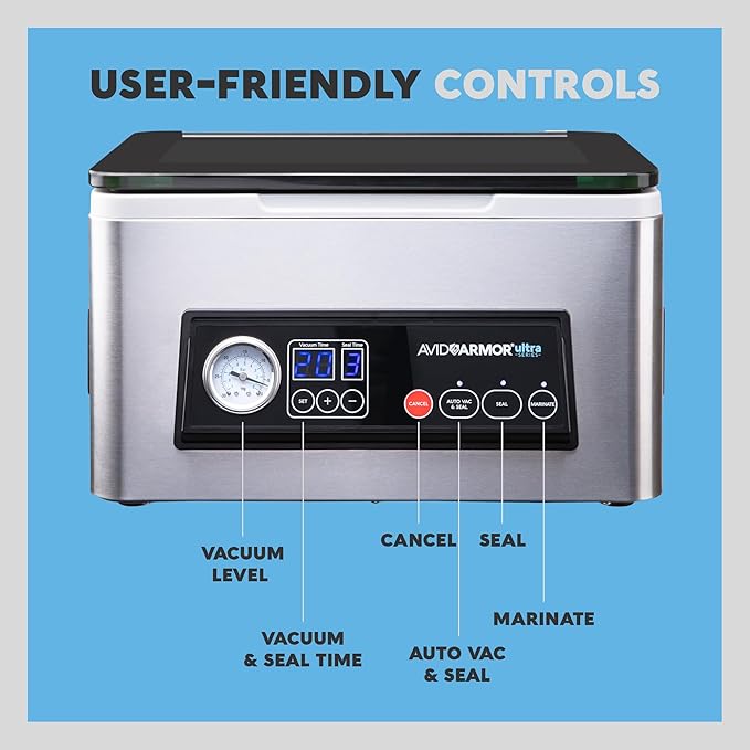 Avid Armor USV20 Chamber Vacuum Sealer Machine – High-Volume 11.5” Sealer