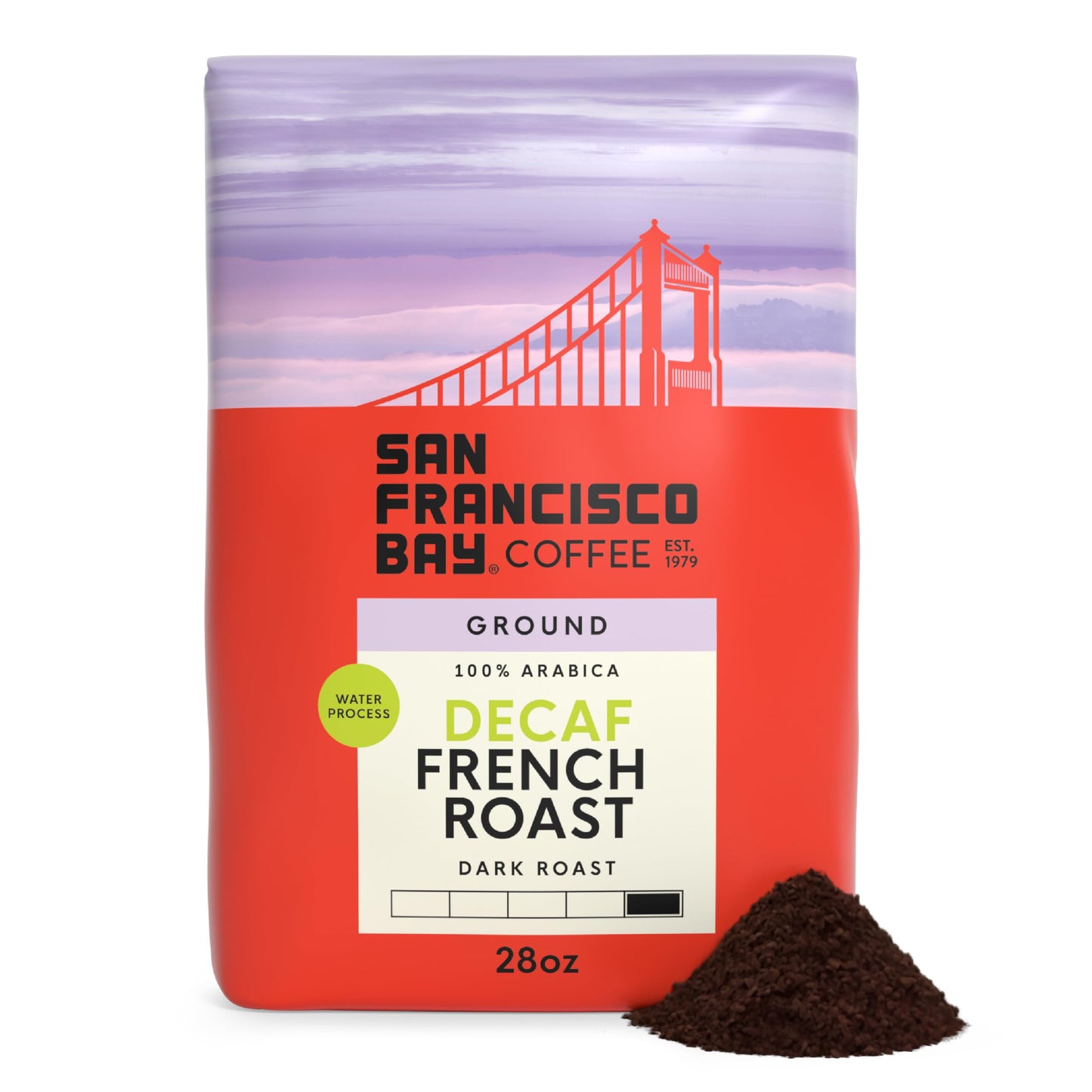 San Francisco Bay Coffee French Roast Ground Coffee, 28 oz bag
