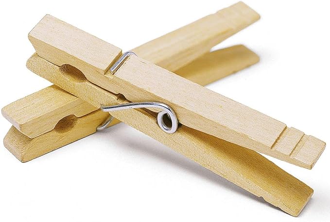 Whitmor Wooden Clothespins - Set of 400