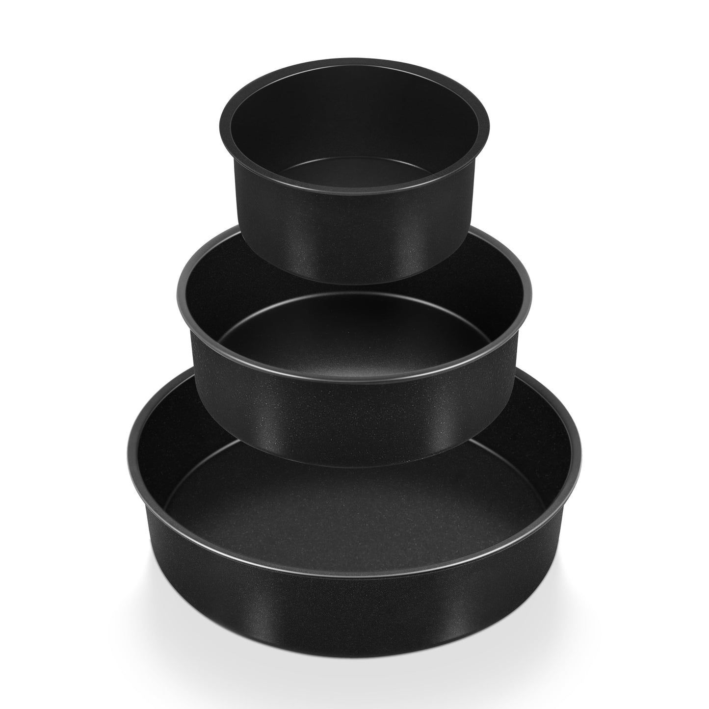 P&P CHEF 8 Inch Cake Pan Set of 3, Non-Stick Round Cake Pans