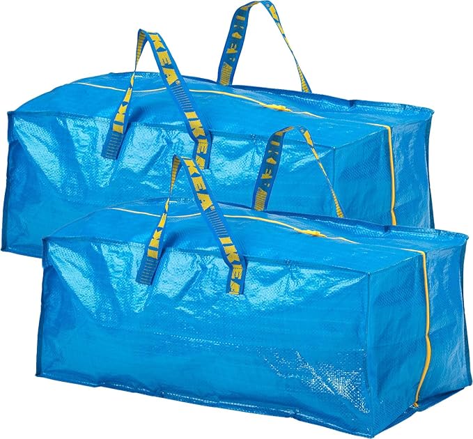 Ikea Frakta Storage Bag - Blue (2 PACK)
