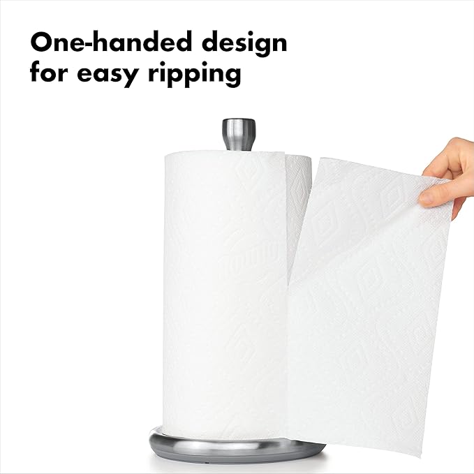 OXO Good Grips Steady Paper Towel Holder Countertop,(Pack of 4)