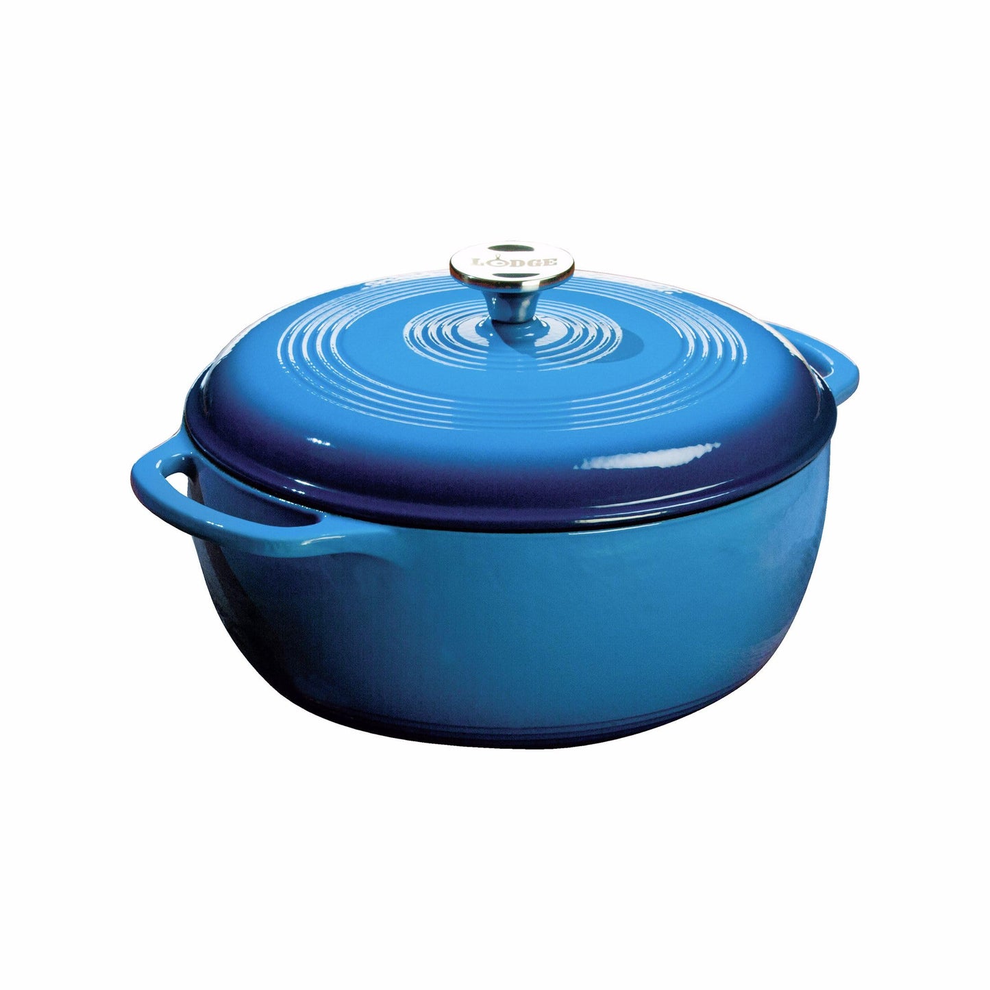 Lodge Essential Enamel Cast Iron Dutch Oven, 6 Quart, Lagoon
