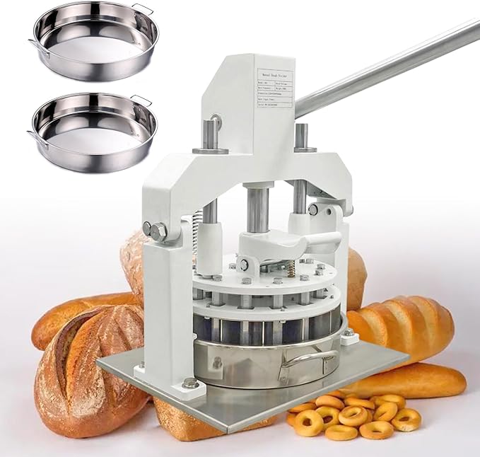 Yokoma Table Top Dough Dividing Machine Manual Dough Divider 18PCS Dough Cutter Commercial Dough Dividing Machine Dough Baking Divider, 2.12oz-11.29oz, 18PCS